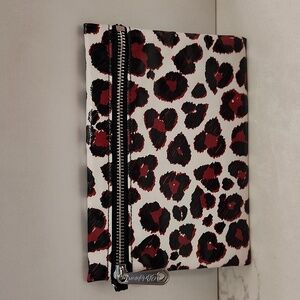 Brighton Leopard Makeup Cosmetic Pouch 7.5 X 5.5